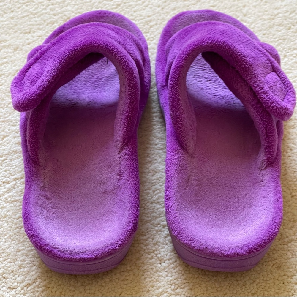 Vionic Relax Arch Support Orthotic Slipper Size 5 But Fits Size 6 Purple Magenta - Picture 6 of 9